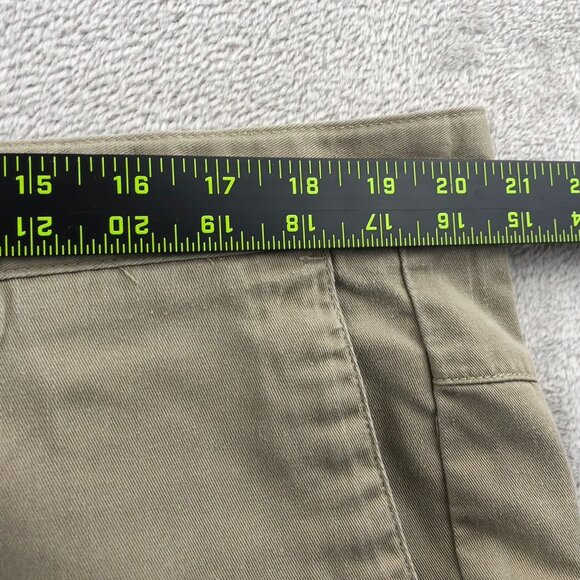 Volcom Mens Shorts Size 40 Chino Khaki Classic Casual Summer Tan Flat Front - Picture 4 of 15